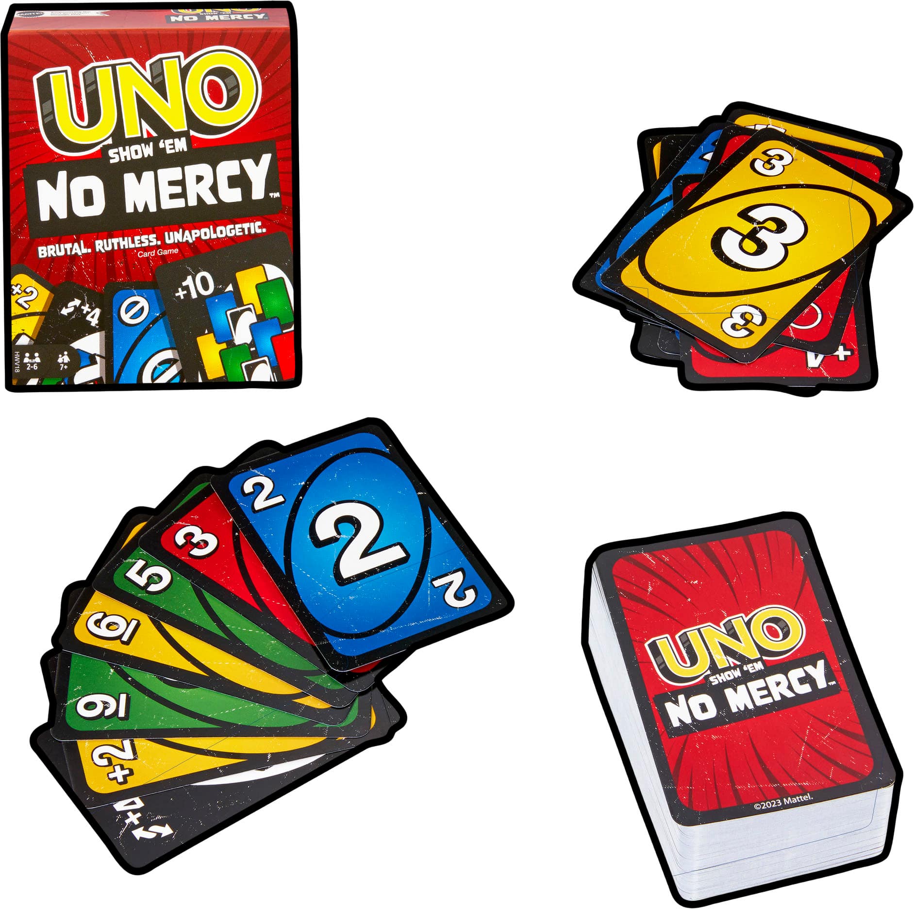 Mattel Games Mattel UNO Show 'em No Mercy Card Game - Multicolor